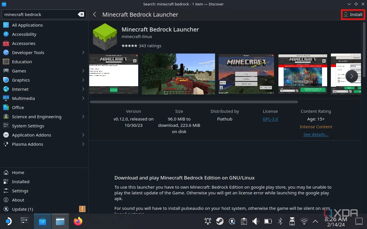 How To Install Minecraft Bedrock Edition On Steam Deck Steam Deck Bedrock Minecraft Tutorial 02 