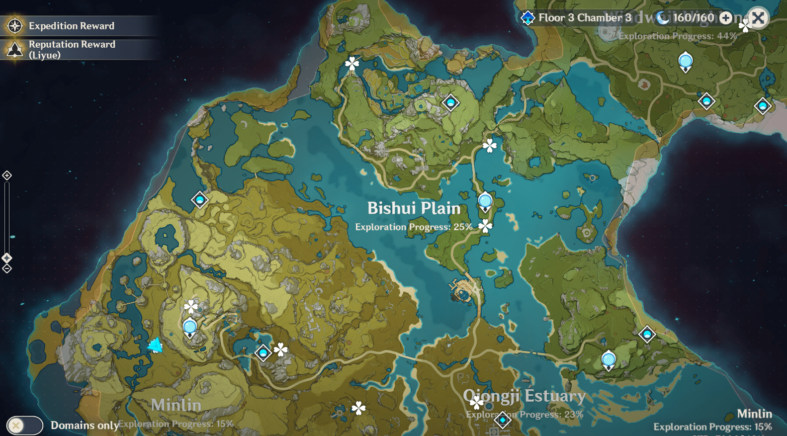 Cecile\'S Garden Genshin Impact - Genshin Impact Twitch Stream Overlay Layout | Etsy : In front of the domain, a locked anemo monument is surrounded by 4 seelie courts.