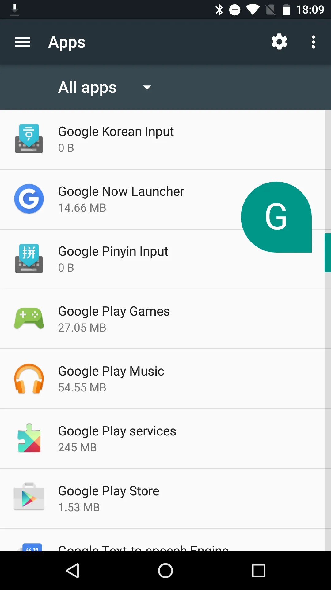 Android n feature spotlight: fast scroll through the apps list in settings