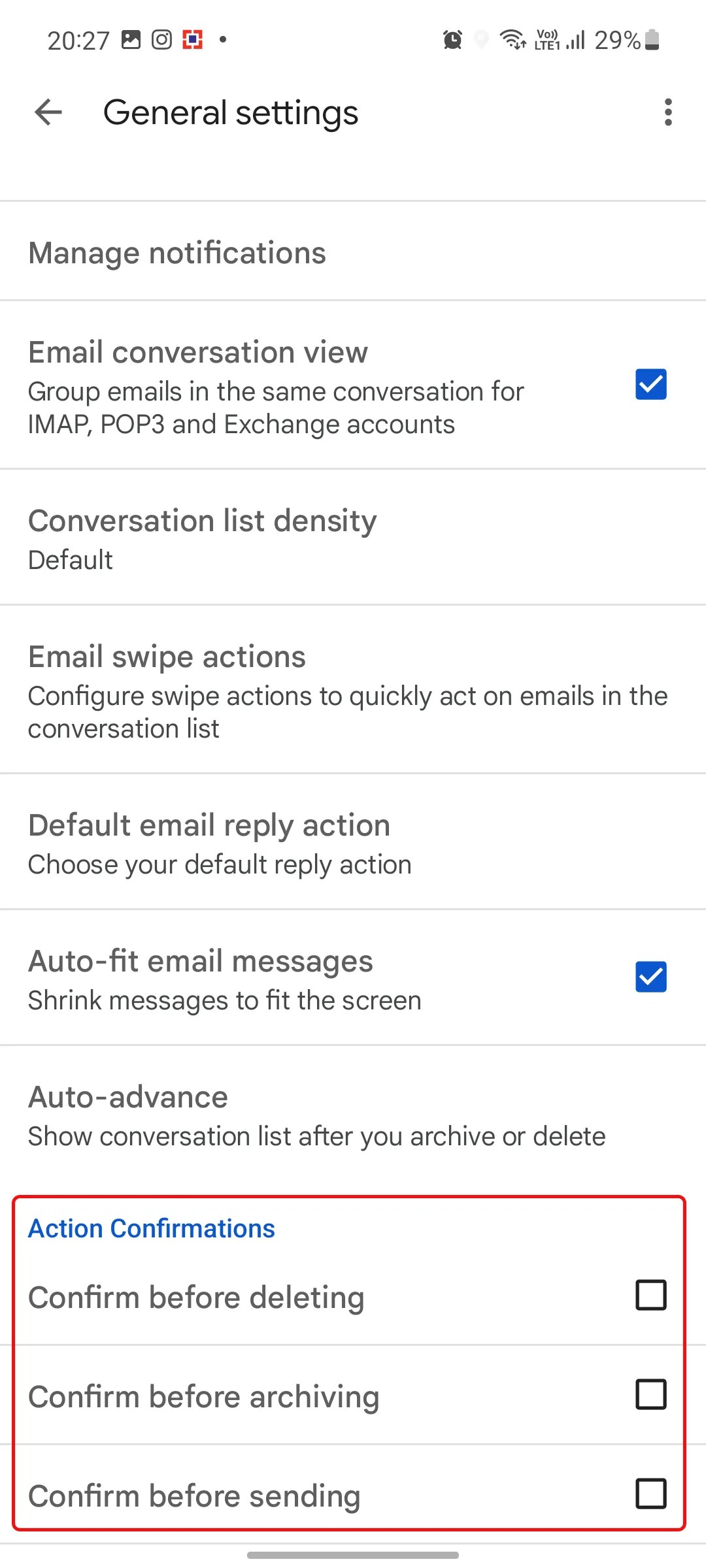 Android Gmail Confirmation before send Android Gmail Confirmation before send