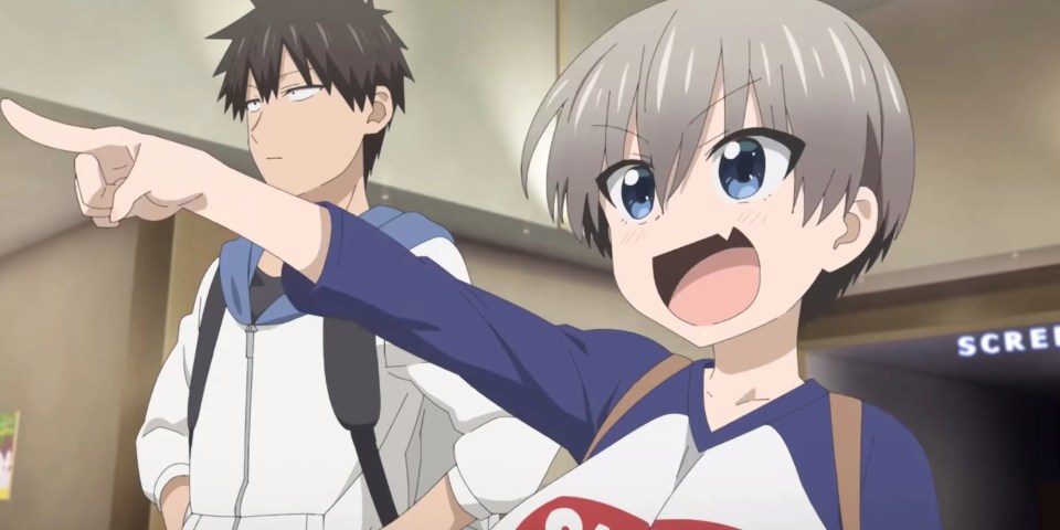 picture Anime Pointing how uzaki chan wants to hang out became