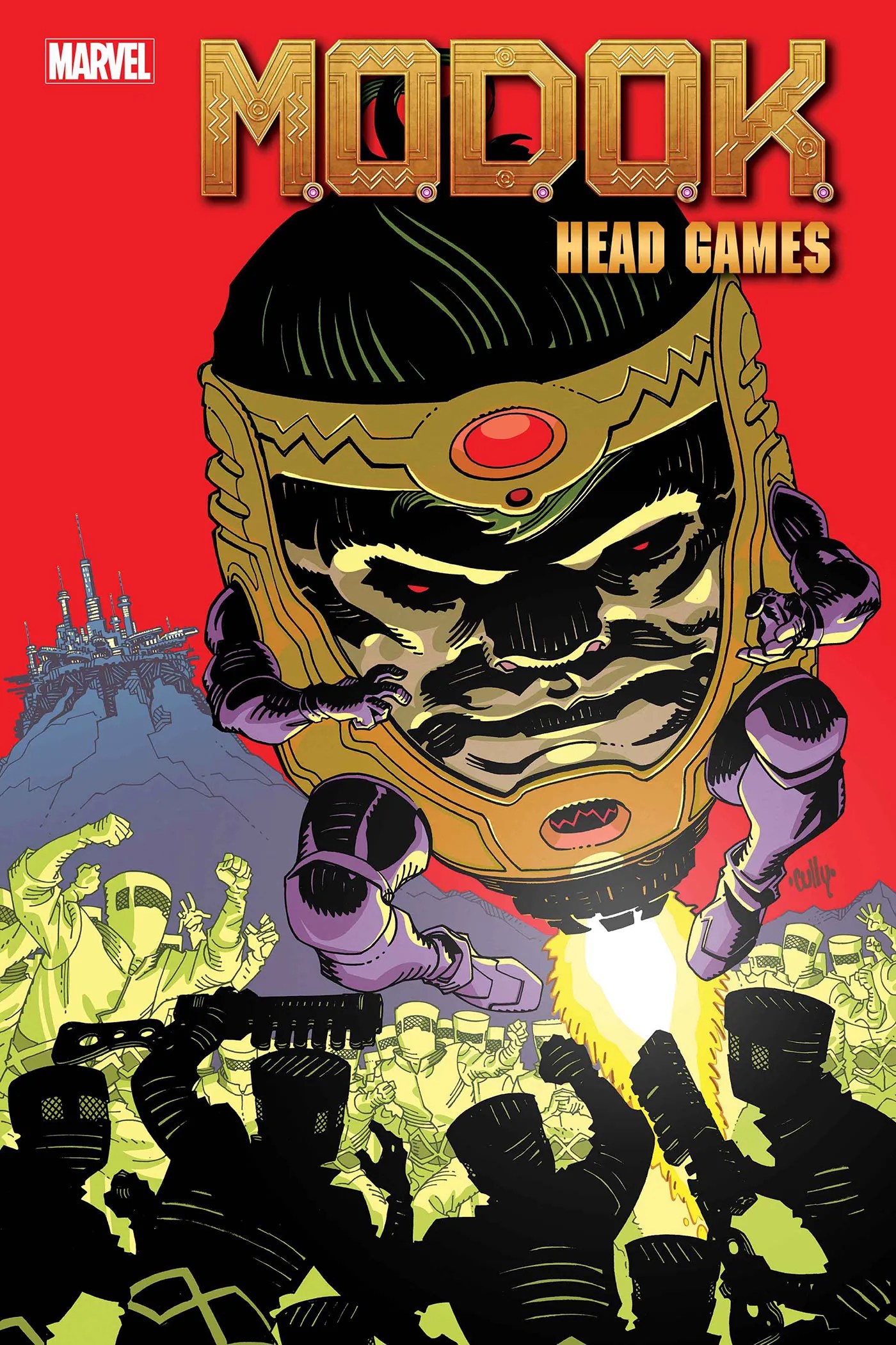 MODOK Marvel S Most Sinister Talking Head Lands A New Comic Cov B 