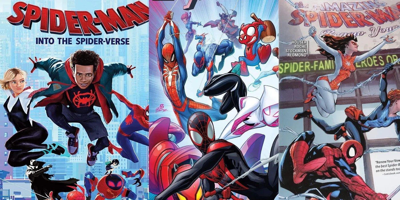 Someone is working their way through the multiverse, leaving a trail of dead spiders in their wake! 10 Times Spider Man Crossed Into The Spider Verse Cbr
