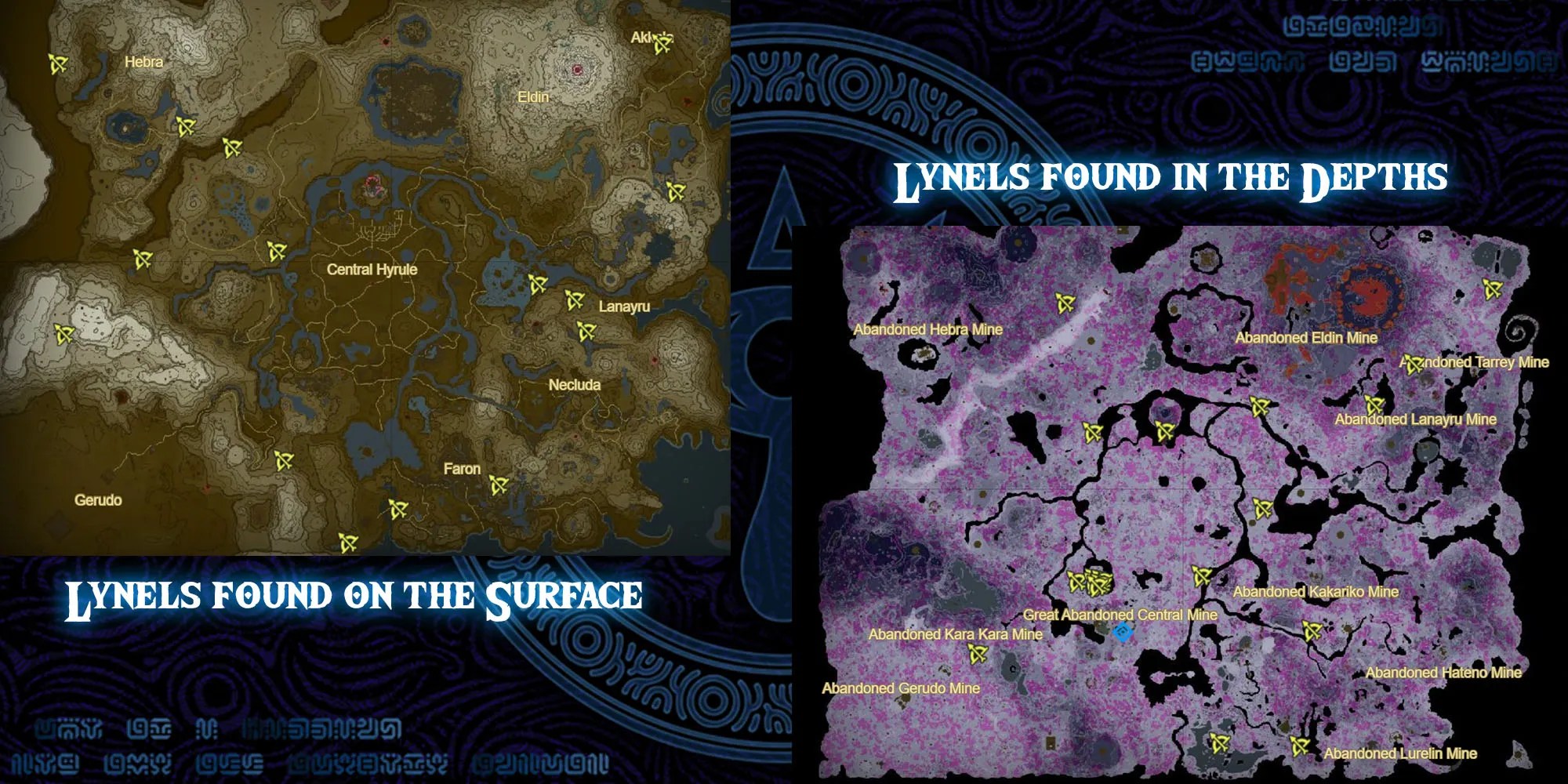 Tears Of The Kingdom Complete Lynel Guide Totk Lynel Map 