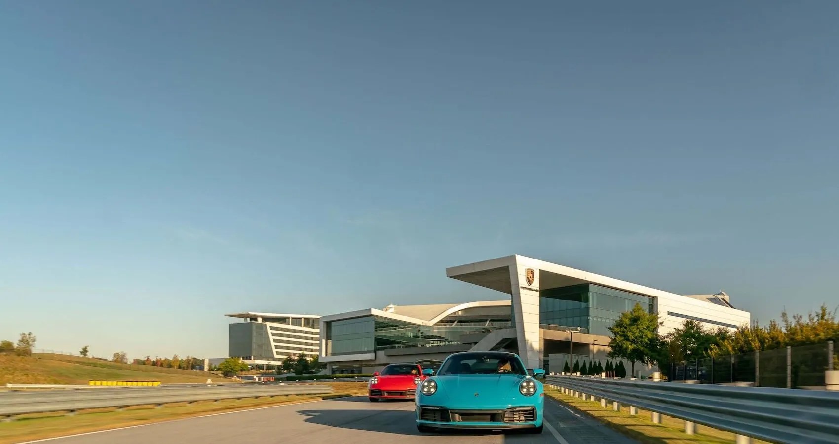 The porsche experience center in atlanta is a multiverse of automotive