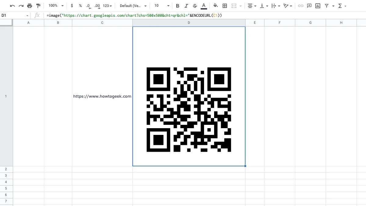 How to make a qr code in google sheets