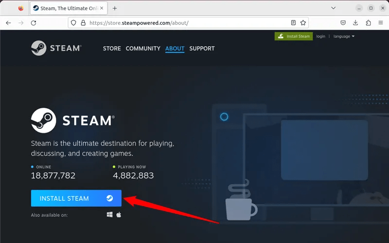 Ready To Download Steam Linux How To Get Started Install Steam On Browser 