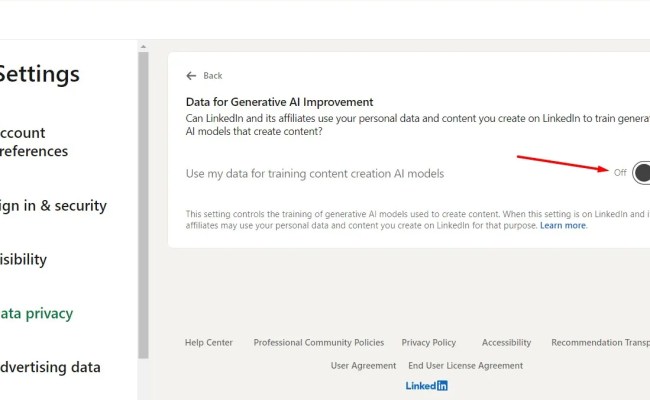How To Prevent LinkedIn From Using Your Data To Train Its AI Models