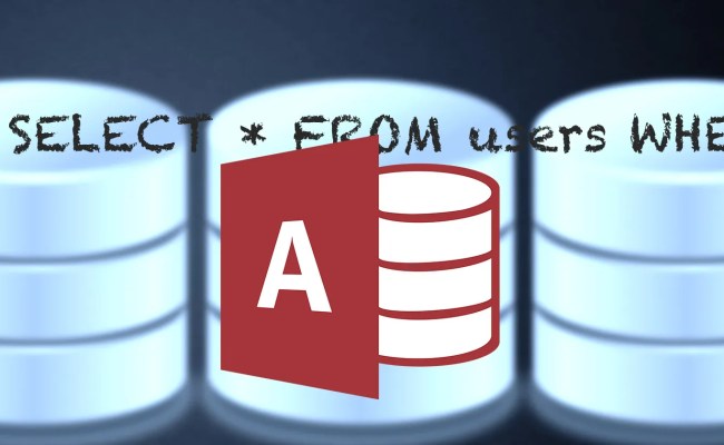 How To Write Microsoft Access SQL Queries From Scratch