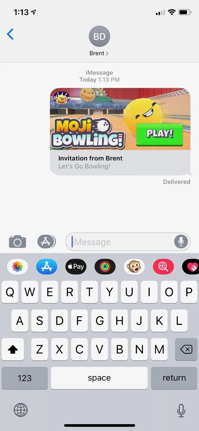 9 Best IMessage Games And How To Play Them With Your Friends Imessage Moji Bowling Send Invitation 