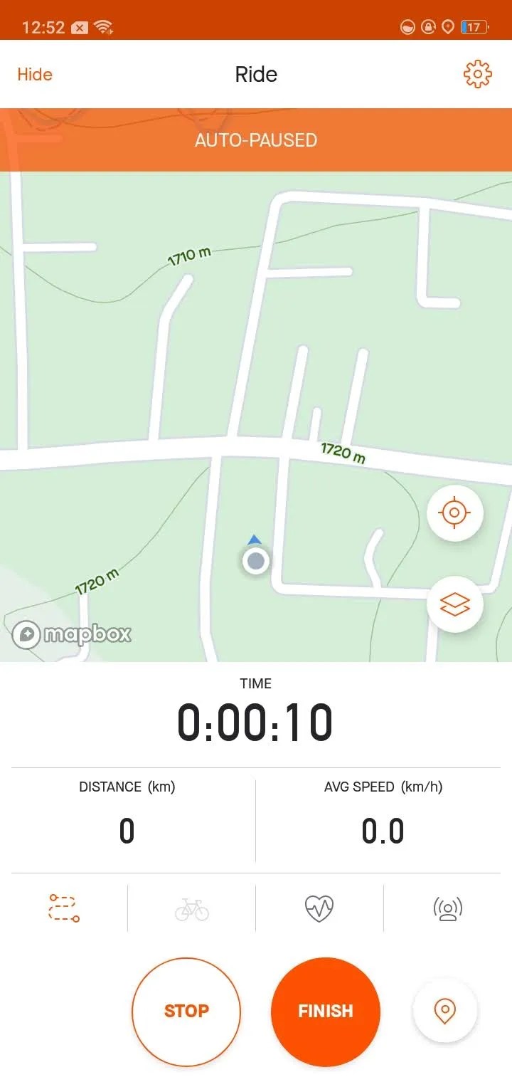 Homepage for Strava Tracker