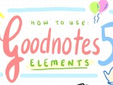 How To Use The Elements Tool In Goodnotes 5