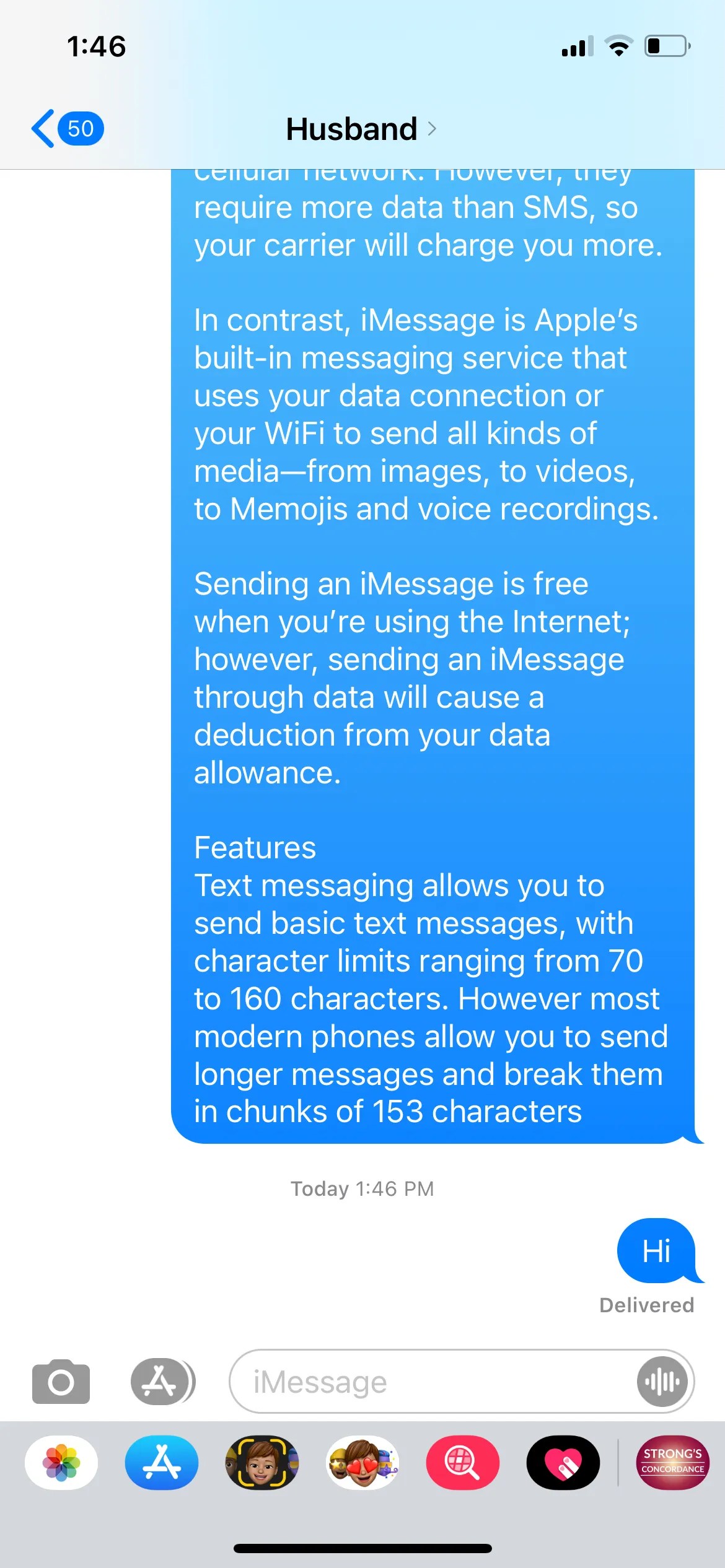 Blue vs. green bubbles: what's the difference between imessage and sms?