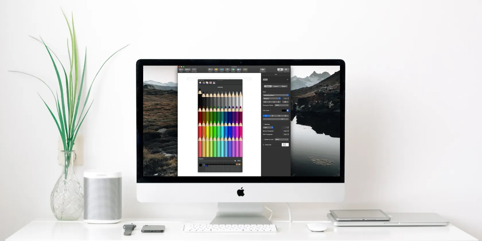 How to get the exact font color you want in apple pages