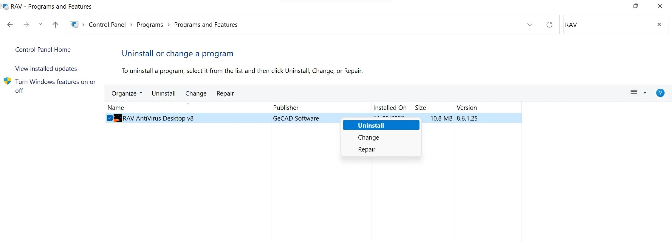Did rav antivirus suddenly appear on your windows pc? here's where it came from & how to