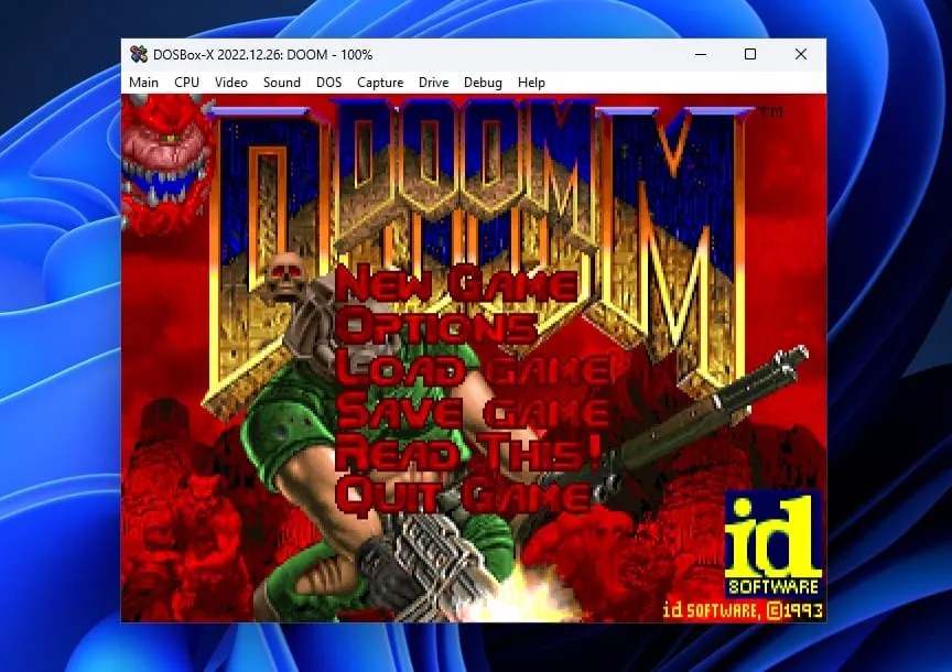 How To Play Your Favorite Oldschool PC Games With DOSBox X Dosbox X Doom Running In Window 