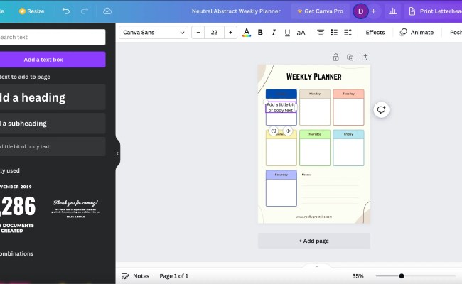 How To Create A Digital Planner Using Canva
