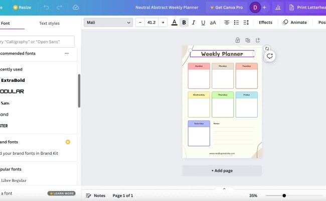 How To Create A Digital Planner Using Canva