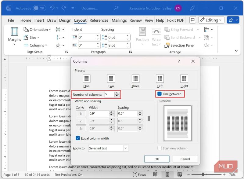 How To Make All Columns The Same Width In Word Adazing - Best Landscape Textures in HD