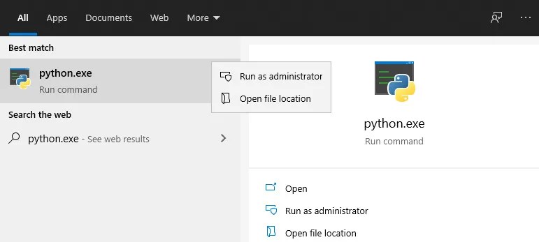 Hinzufügen von Python zur Windows-PATH-Variablen