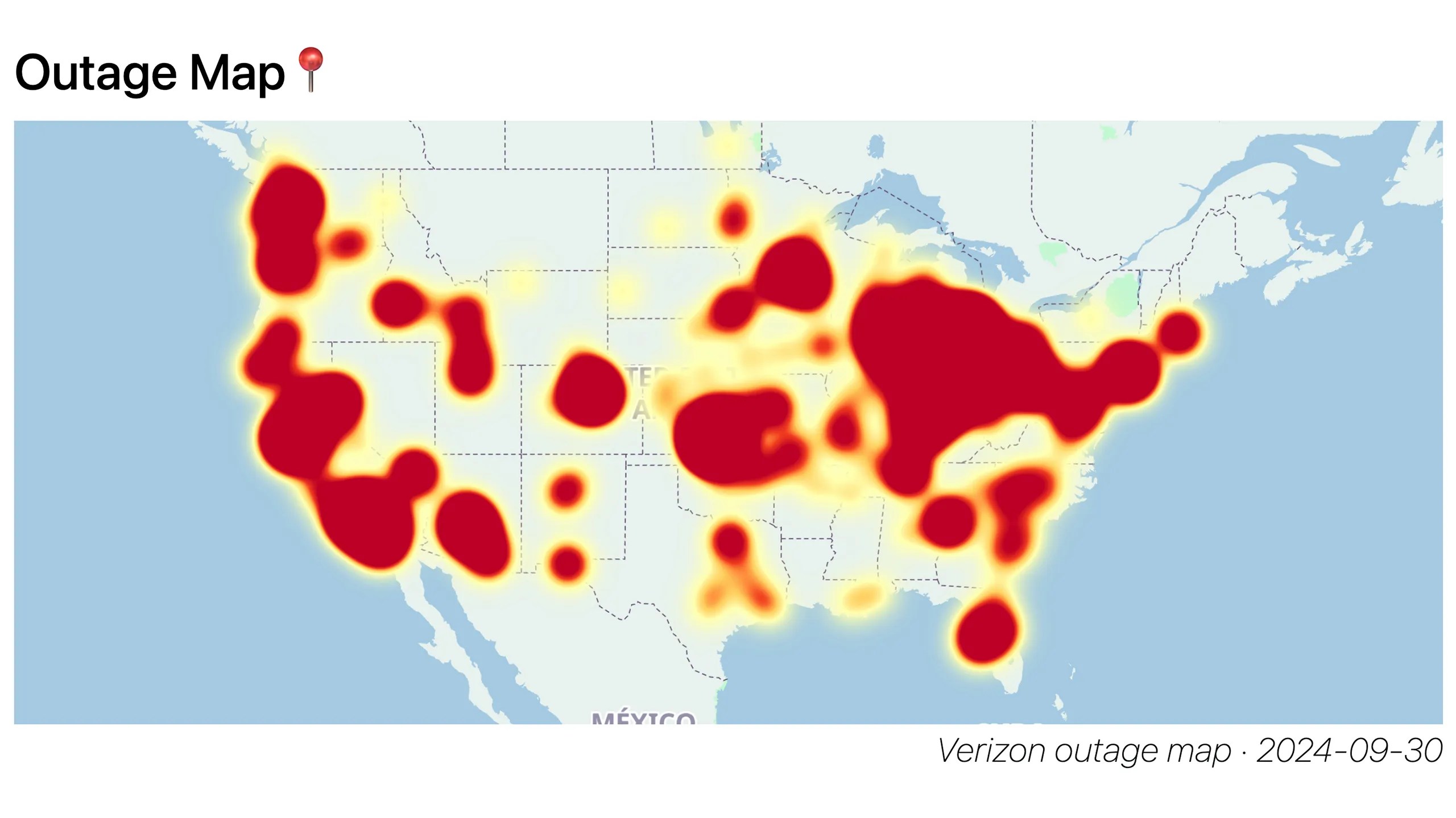 Verizon Says It Has Resolved Its Massive Service Outage After A Full Verizon Outage Map 