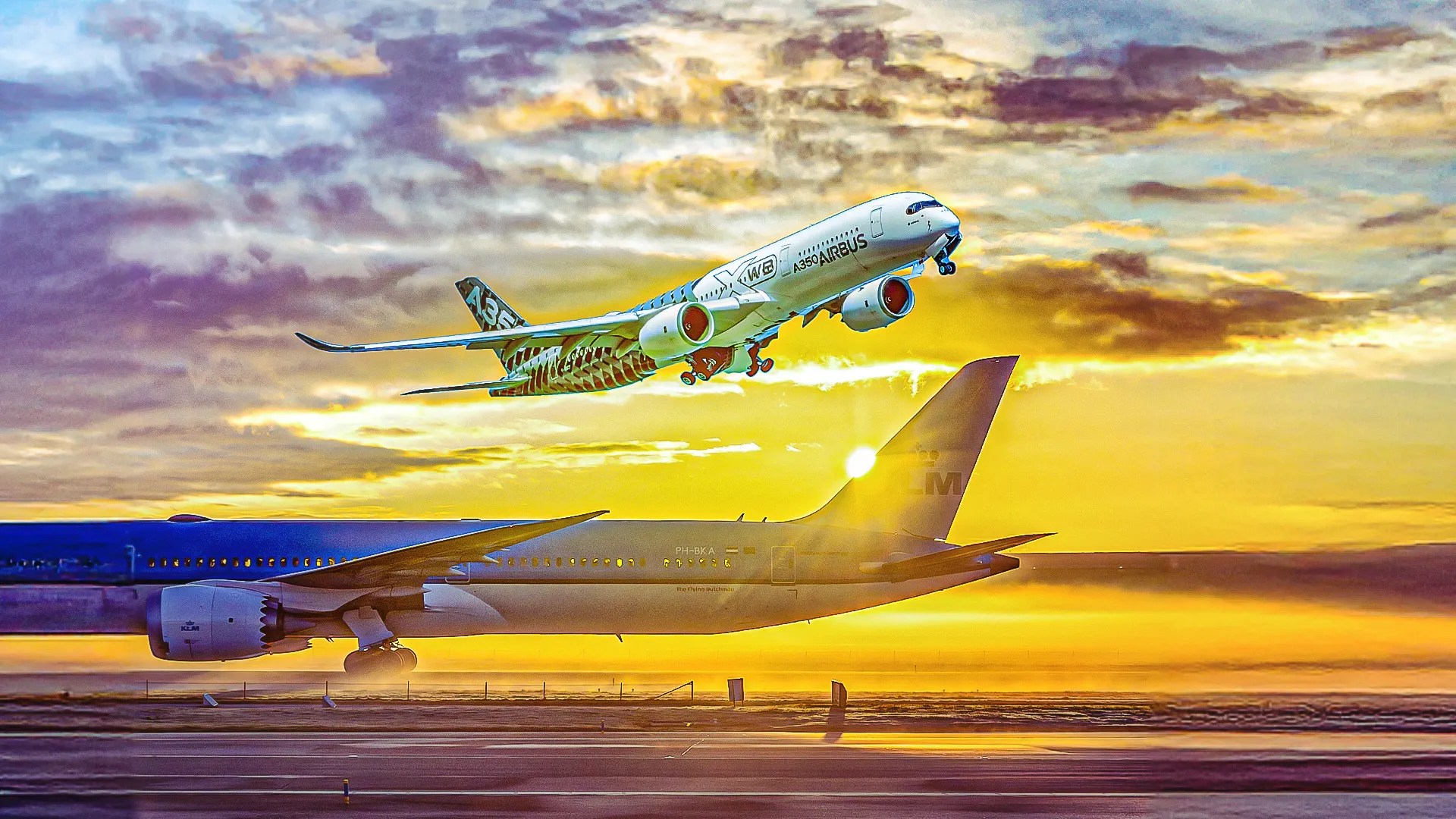 Dreamliner Simple Flying Profile - Premium Ocean Pattern - Desktop