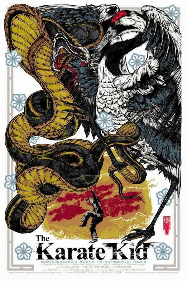 The karate kid is a 1984 american martial arts drama film written by robert mark kamen and directed by john g. THE KARATE KID Fan Poster Features Cobra vs. Crane