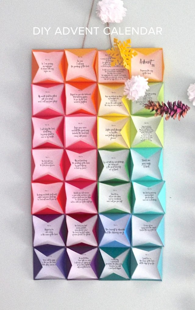 Diy advent calendar — pars caeli