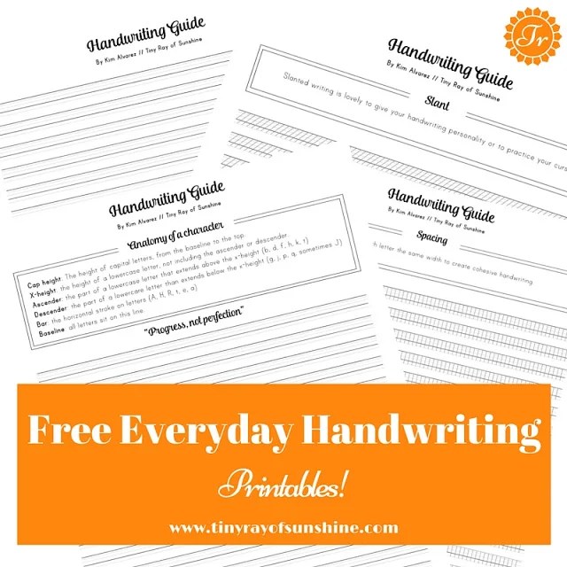 Slack, the office chat room app, automatically capitalizes the first letter of messages typed on phones. How To Improve Your Everyday Handwriting Free Handwriting Printable Tiny Ray Of Sunshine