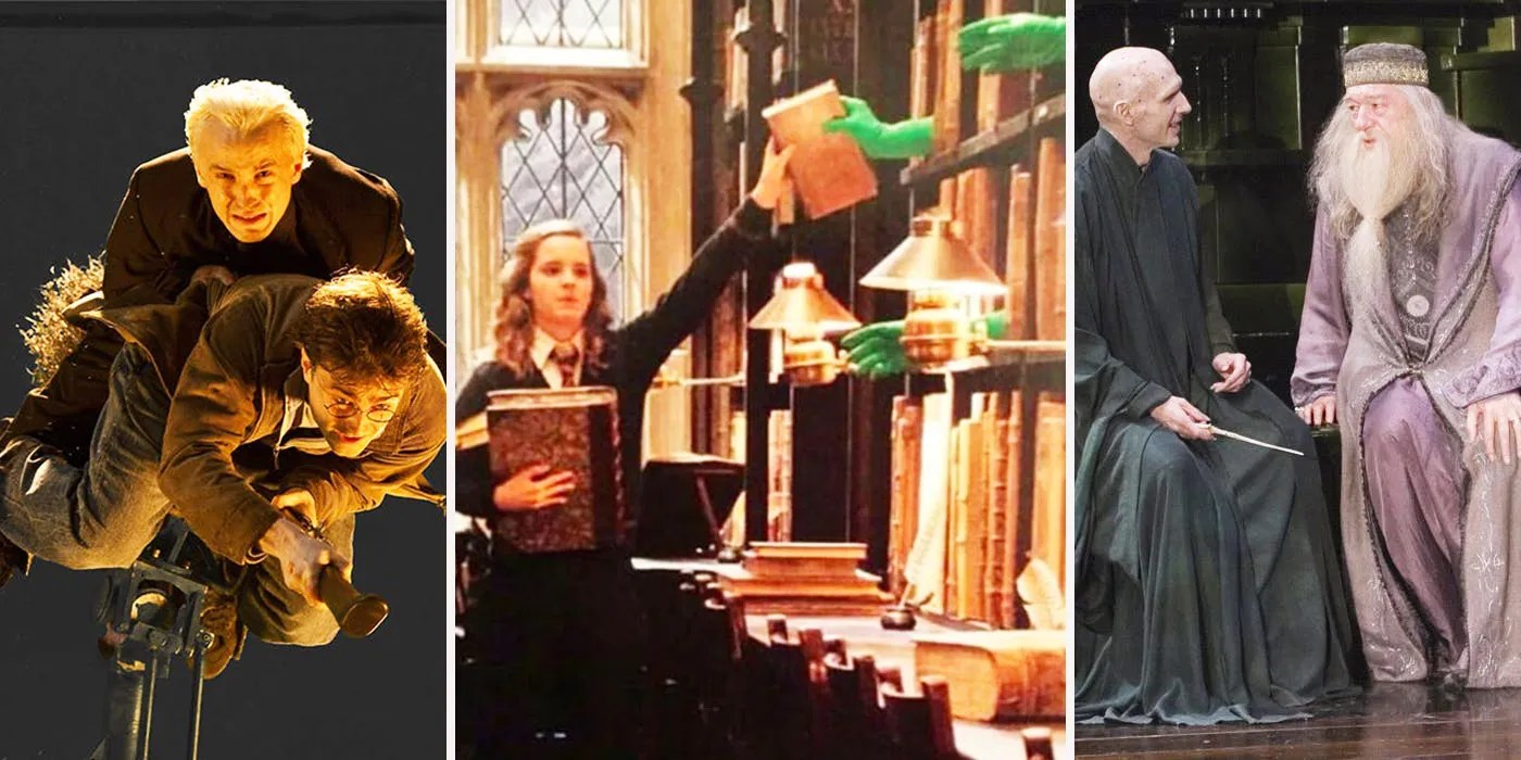 Touch device users, explore by touch or with swipe gestures. Harry Potter: 15 Behind-The-Scenes Photos That Change The