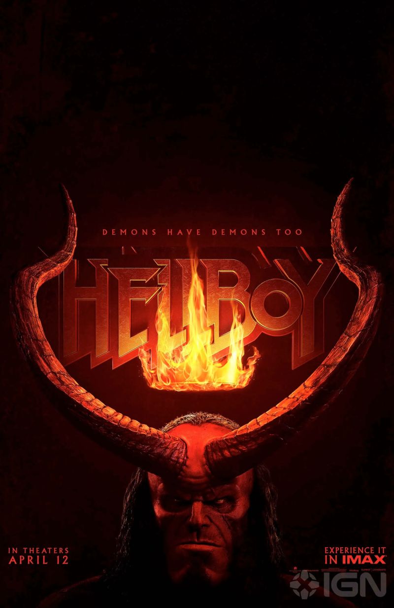 Hellboy First Poster Released For The Reboot - Vintage Patterns - Premium HD Collection