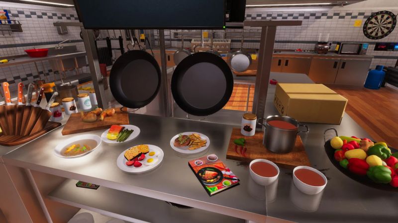 Real Chef Plays Cooking Simulator - Ultra HD Retina Colorful Photos | Free Download
