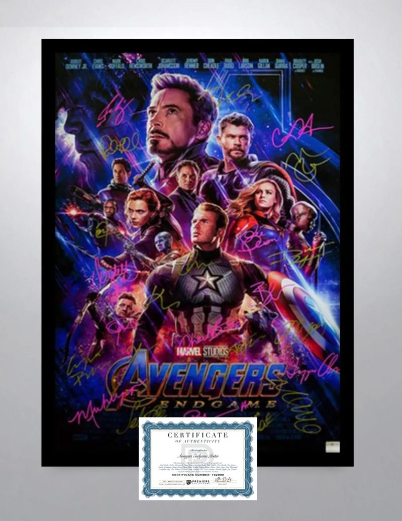 Avengers Endgame Poster Digital Poster Hand Painted Illustrator - Full HD Light Textures for Desktop