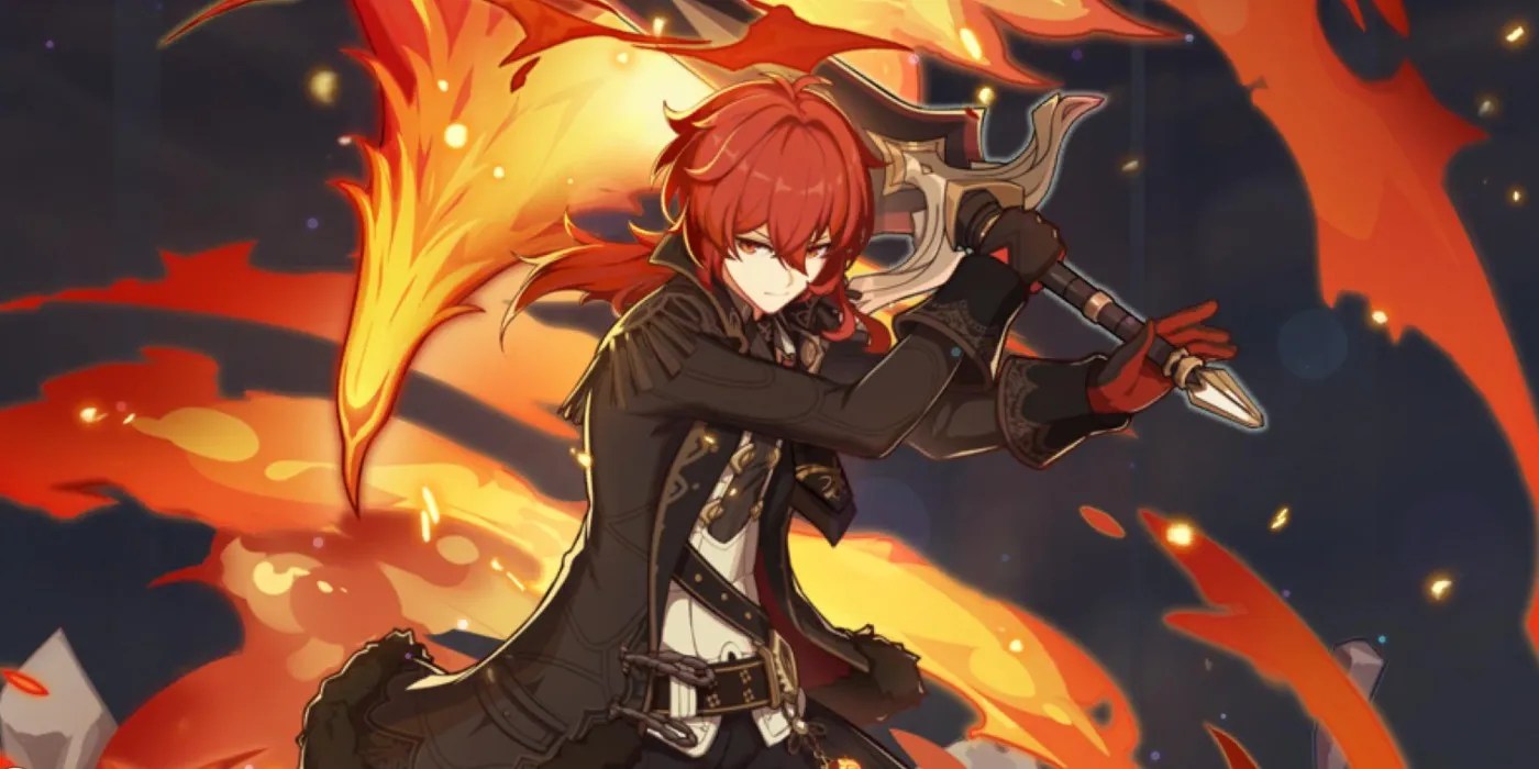 Genshin Impact Diluc / Genshin Impact Diluc Albedo Impact Drawings Pomo Nir