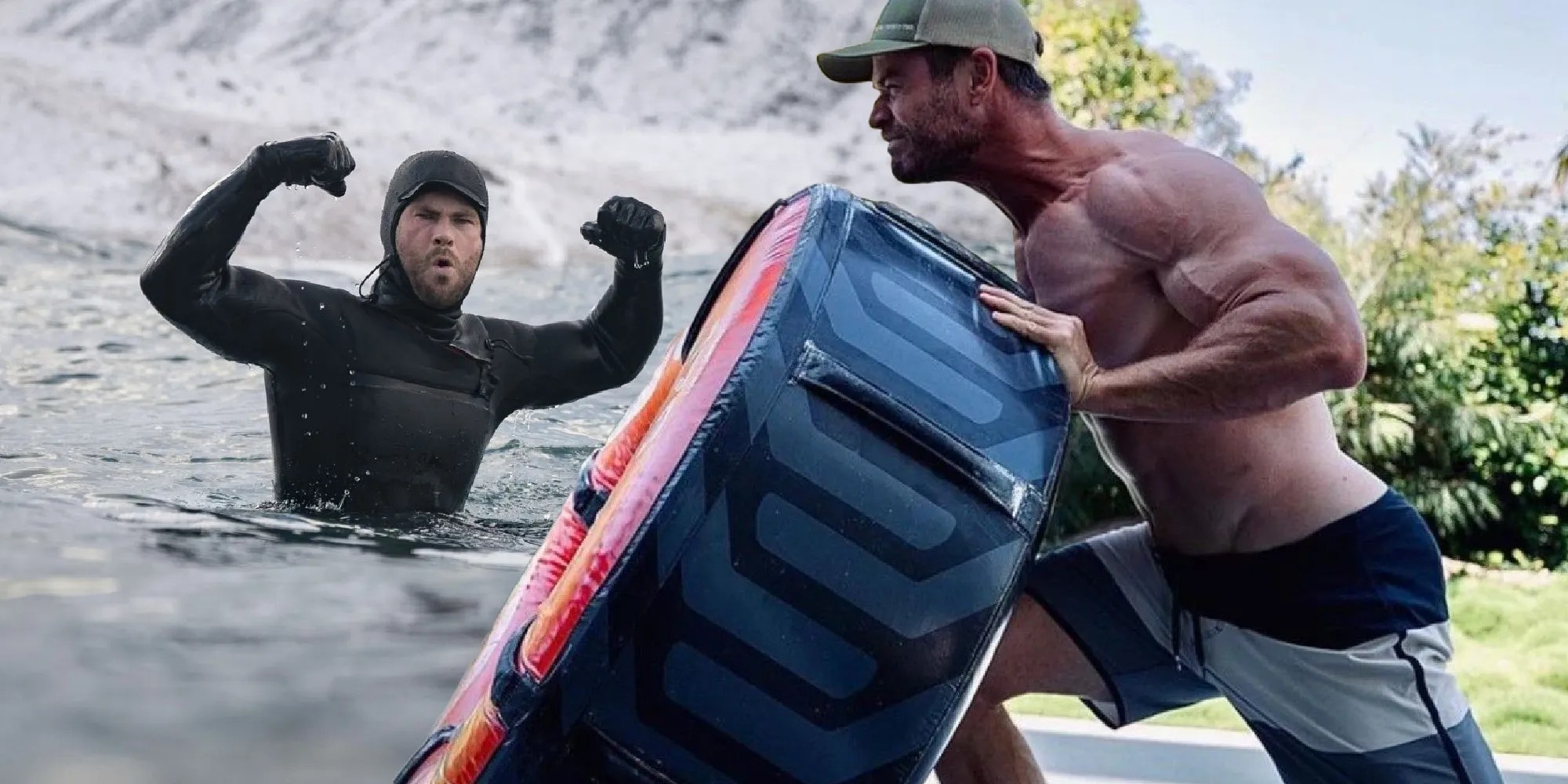 As a result, many believe the set photos may have been taken while the two actors were filming a flashback scene together. Disney Has Made Chris Hemsworth S Thor 4 Training Profitable