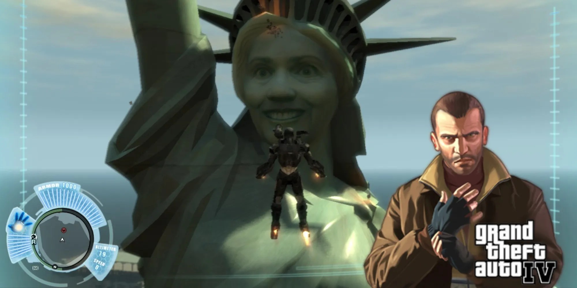 GTA 4 Liberty City S Creepy Statue Of Happiness Easter Egg Explained GTA 4 Statue Of Happiness Easter Egg Explained 2 