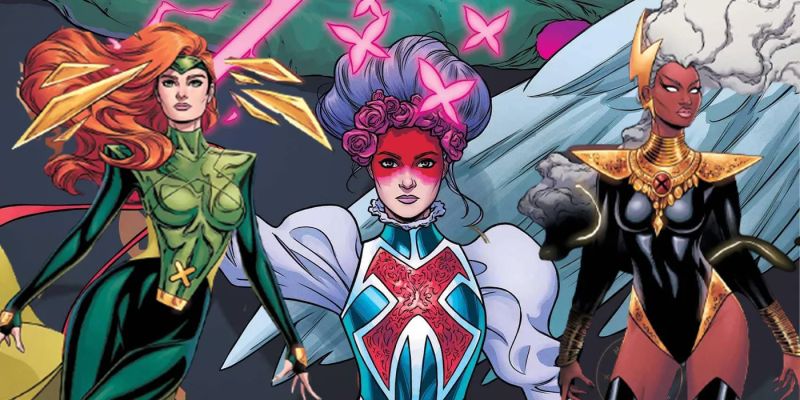 Hellfire Gala Event Unknown Comic Books - Geometric Art Collection - High Resolution Quality