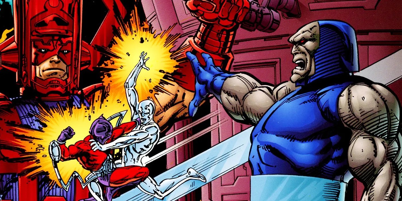 Darkseid vs galactus comic