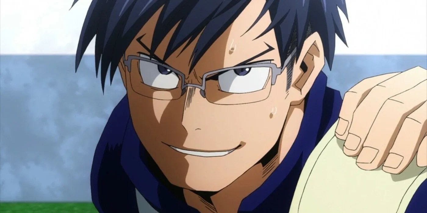 Tenya Ida ready to fight in My Hero Academia. 