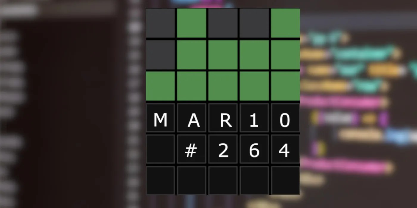 Wordle 264 March 10 2022 Answer