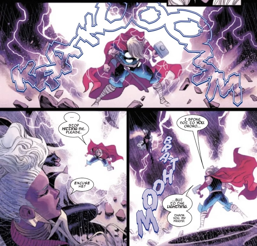 Thor talks to lightning