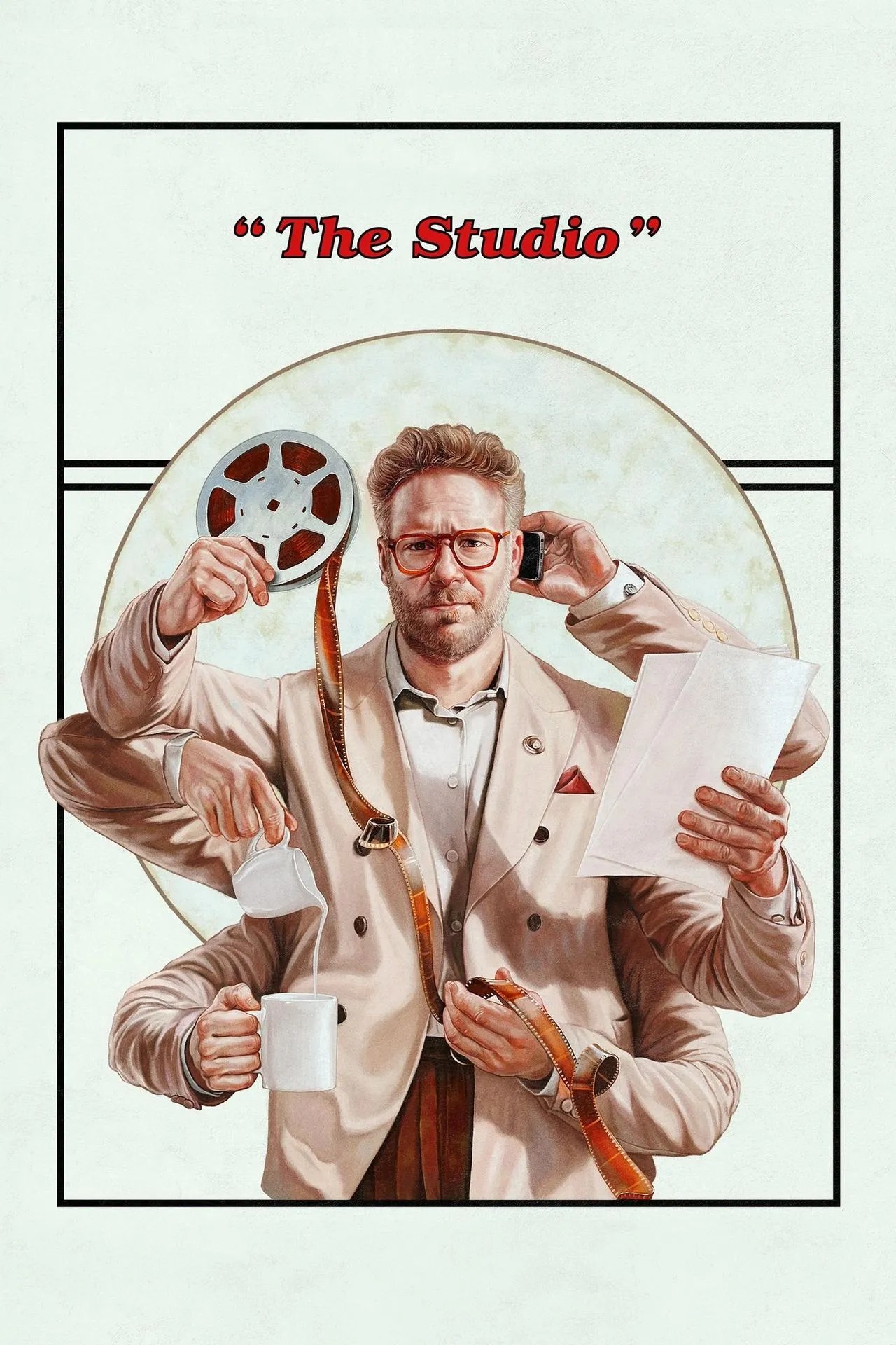 Seth Rogen's New Apple TV+ Comedy Scores Perfect 100% on Rotten Tomatoes The Studio - Poster