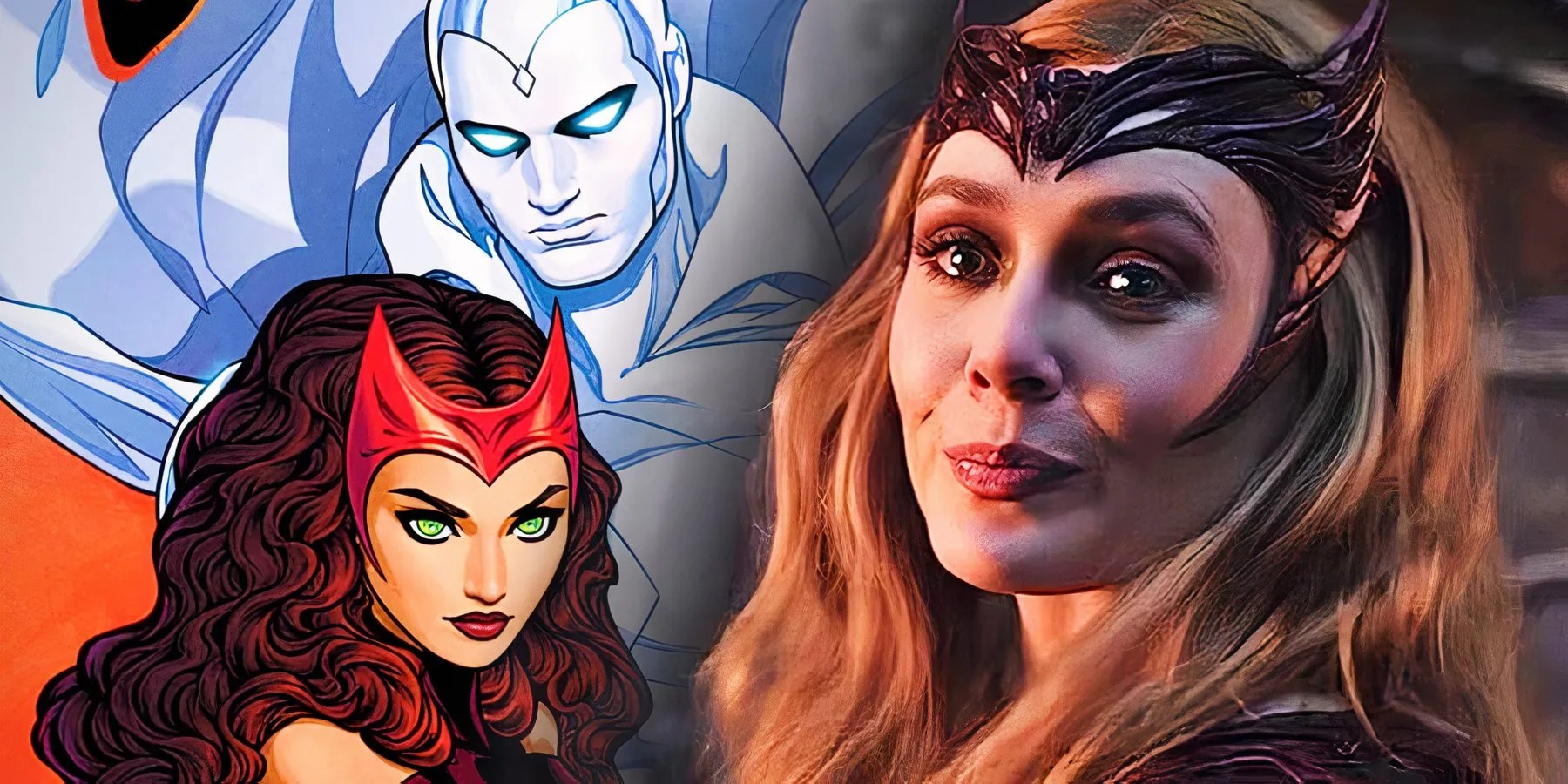 The vision and the scarlet witch announced, pairing marvel's star-crossed lovers