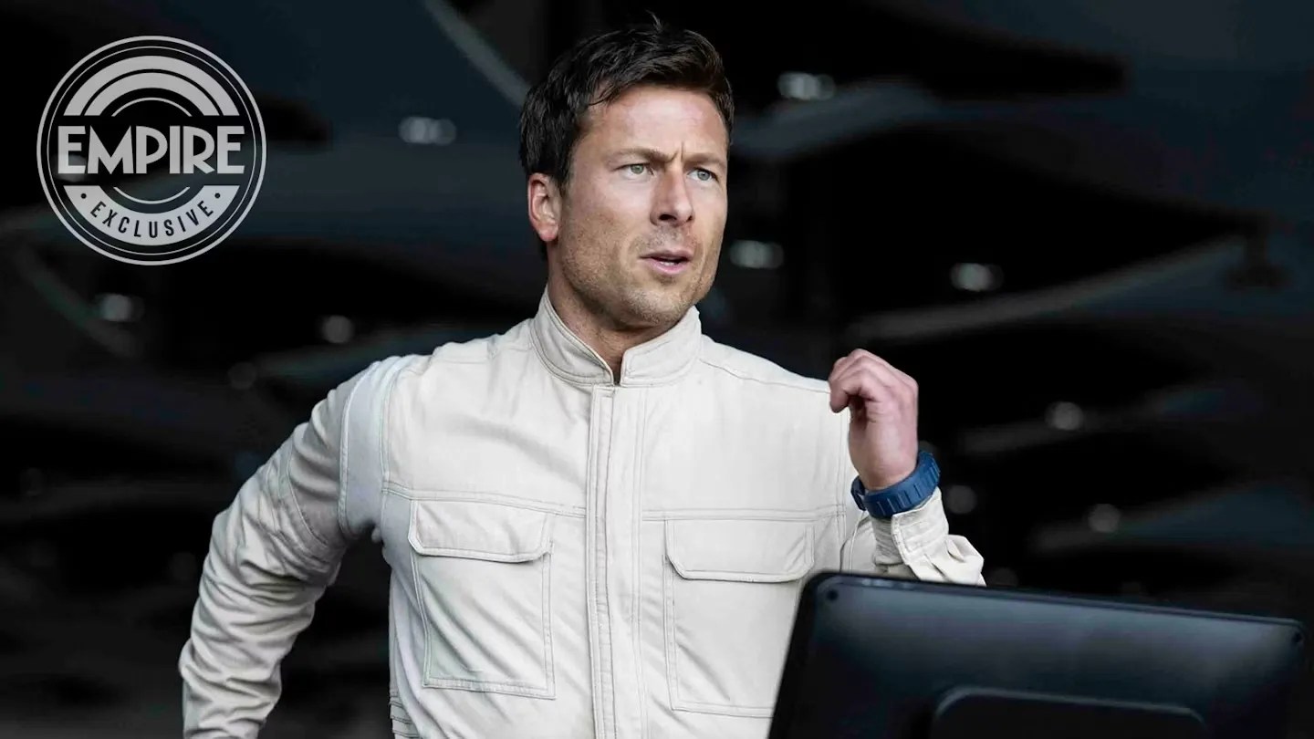 Glen Powell Is On The Transfer In New Picture From Edgar Wright’s Upcoming Stephen King Adaptation