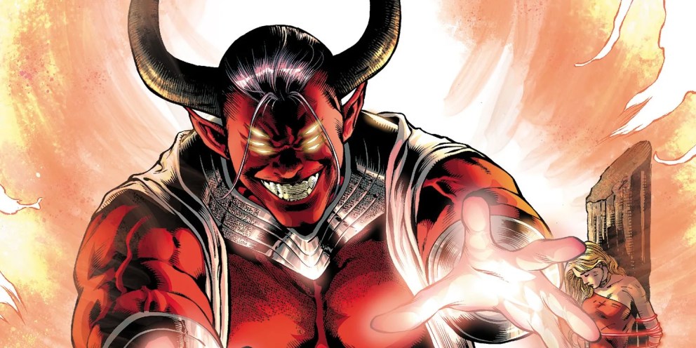 Trigon unleashes his magic in DC comics