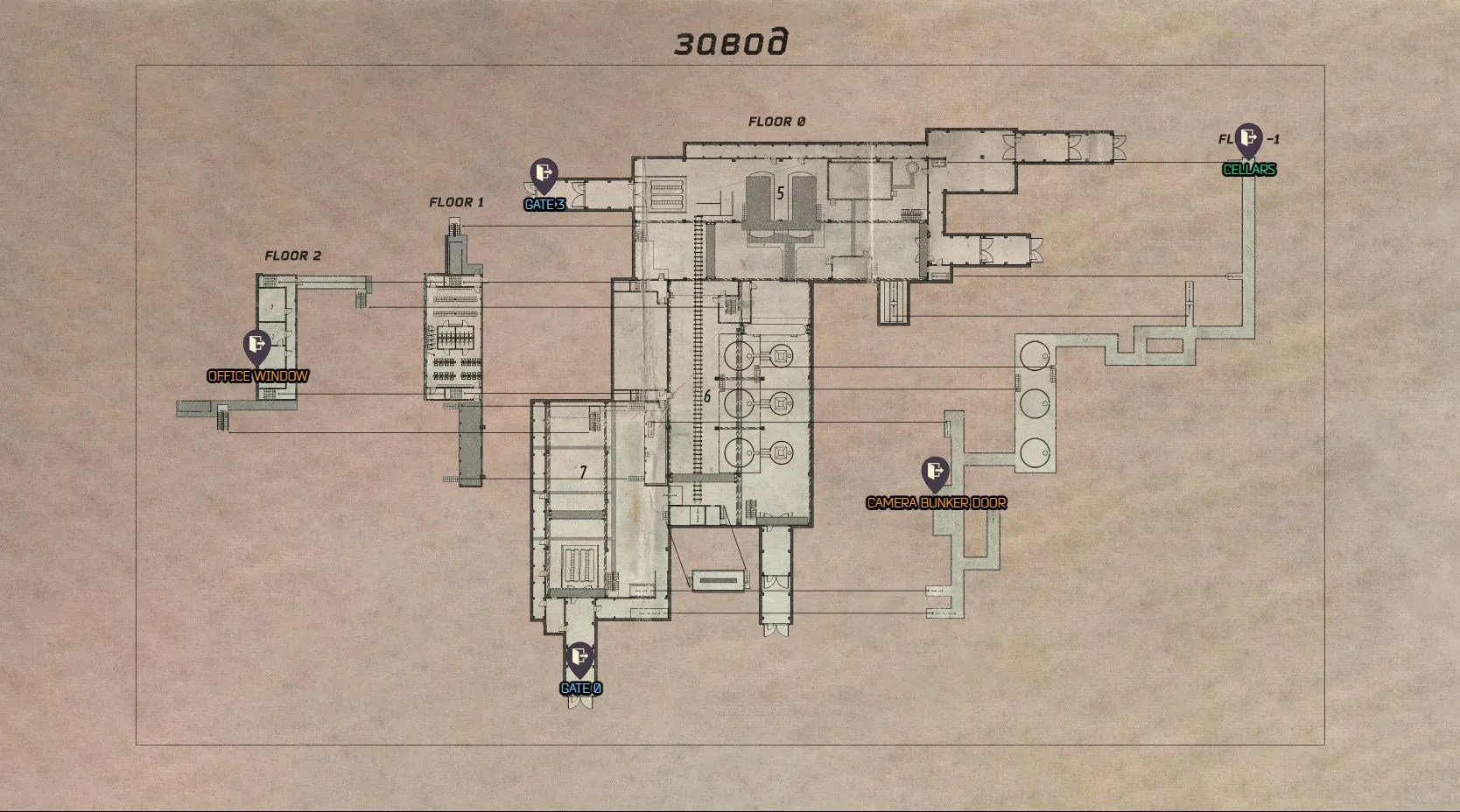 Escape From Tarkov Factory Map Maps Location Catalog Online Maps Factory Map Tarkov 