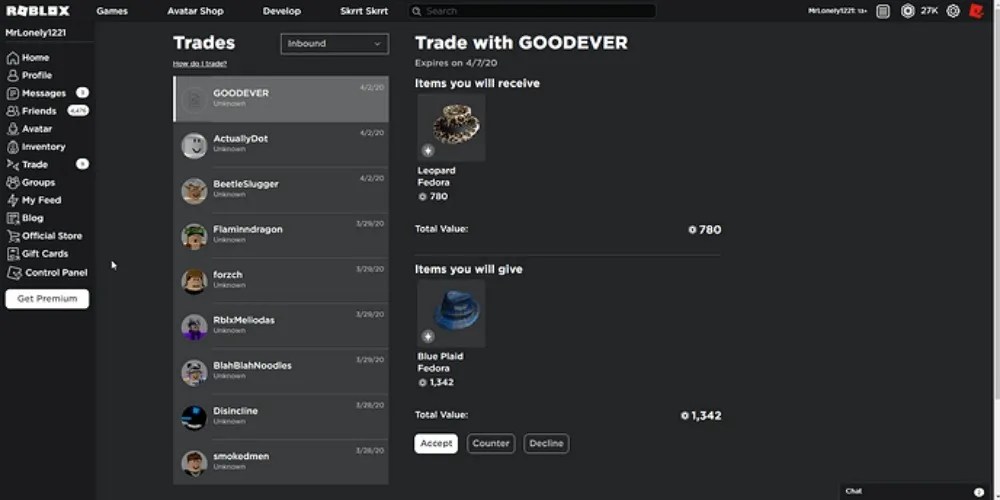 Roblox Everything You Need To Know About The Trading System Roblox Inbound Trade 