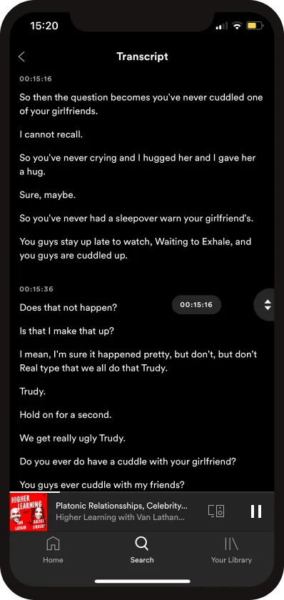 Spotify On Android And Ios Receives Automatic Podcast Transcriptions - Premium Geometric Design Gallery - Ultra HD