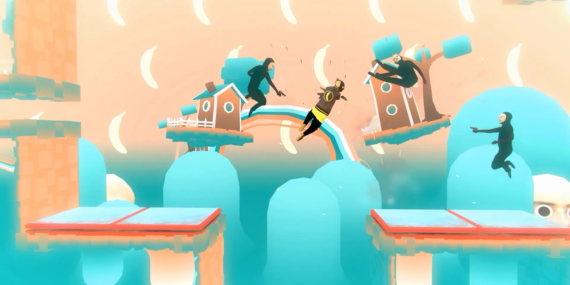 My Friend Pedro Review This Game Is Bananas Screen Rant DeadToast Entertainments My Friend Pedro is the expected offspring of a Devolver Digital title.