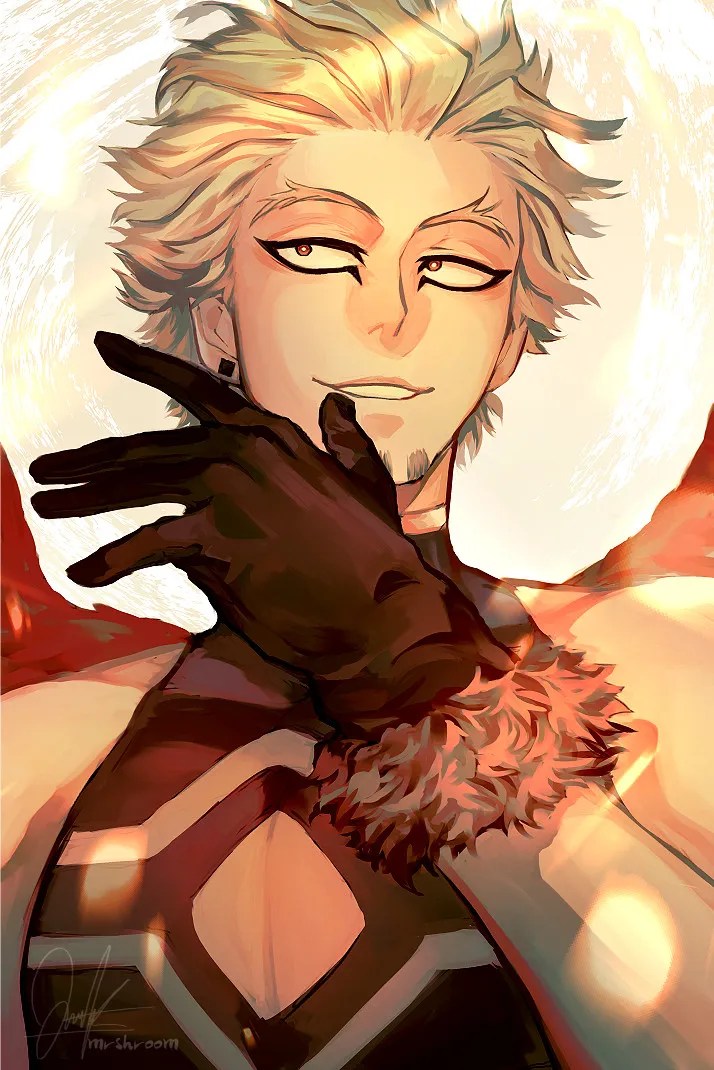 wallpapers Aesthetic Hawks Bnha Fanart Shirtless screen rant